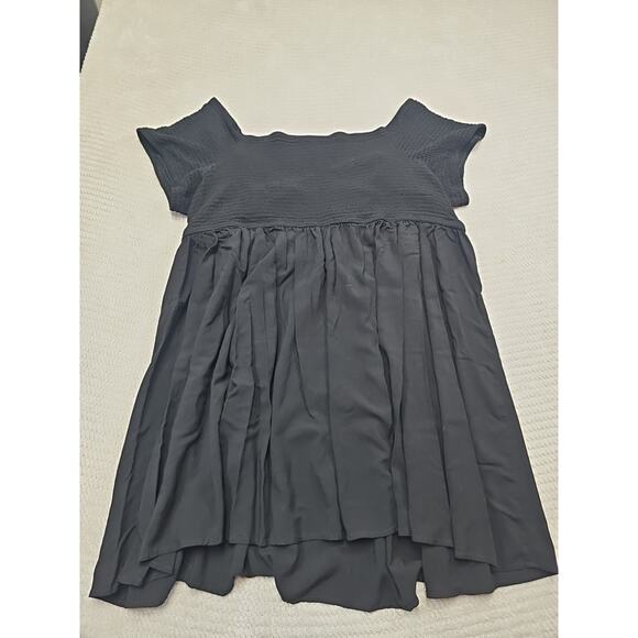 Torrid Shirt Womens 5 Black Vneck Stretch Tunic - Picture 6 of 7